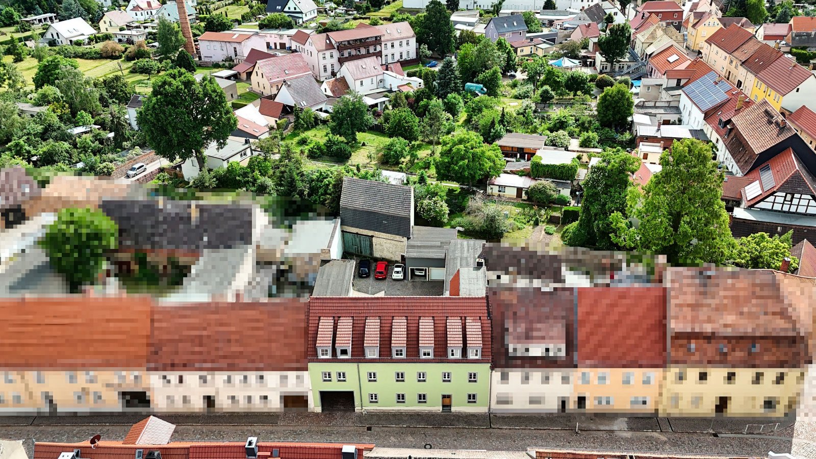 Kapitalanleger aufgepasst: Gepflegtes Mehrfamilienhaus, 6 WE, vollvermietet im Zentrum von Belgern
