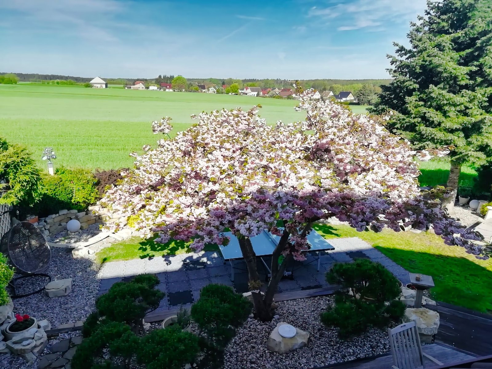 Traumhafte exklusive Doppelhaushälfte mit sonniger Terrasse & gepflegtem Garten in  Kossa