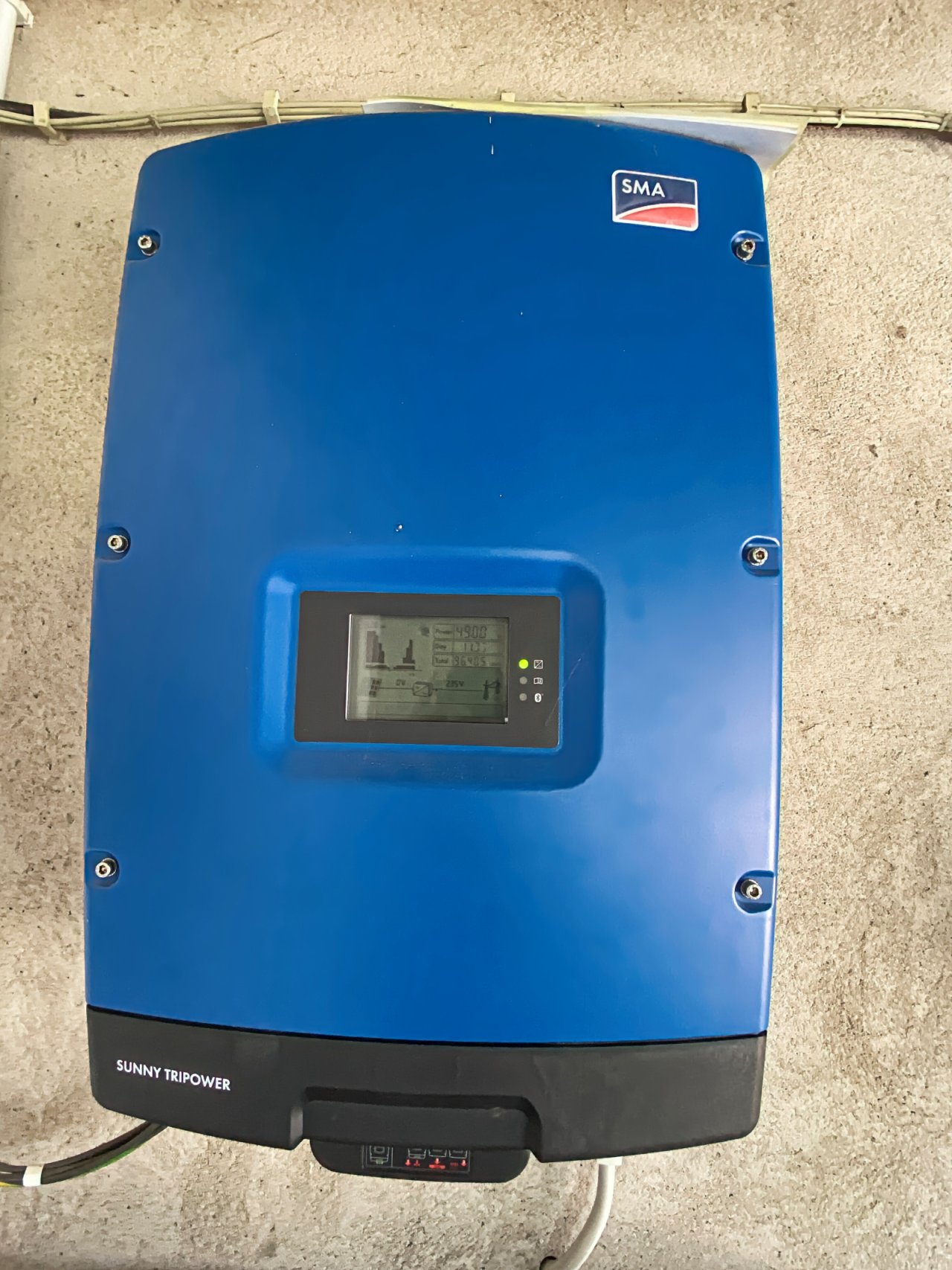 Steuerung Photovoltaikanlage in der Garage Steuerung Photovoltaikanlage in der Garage
