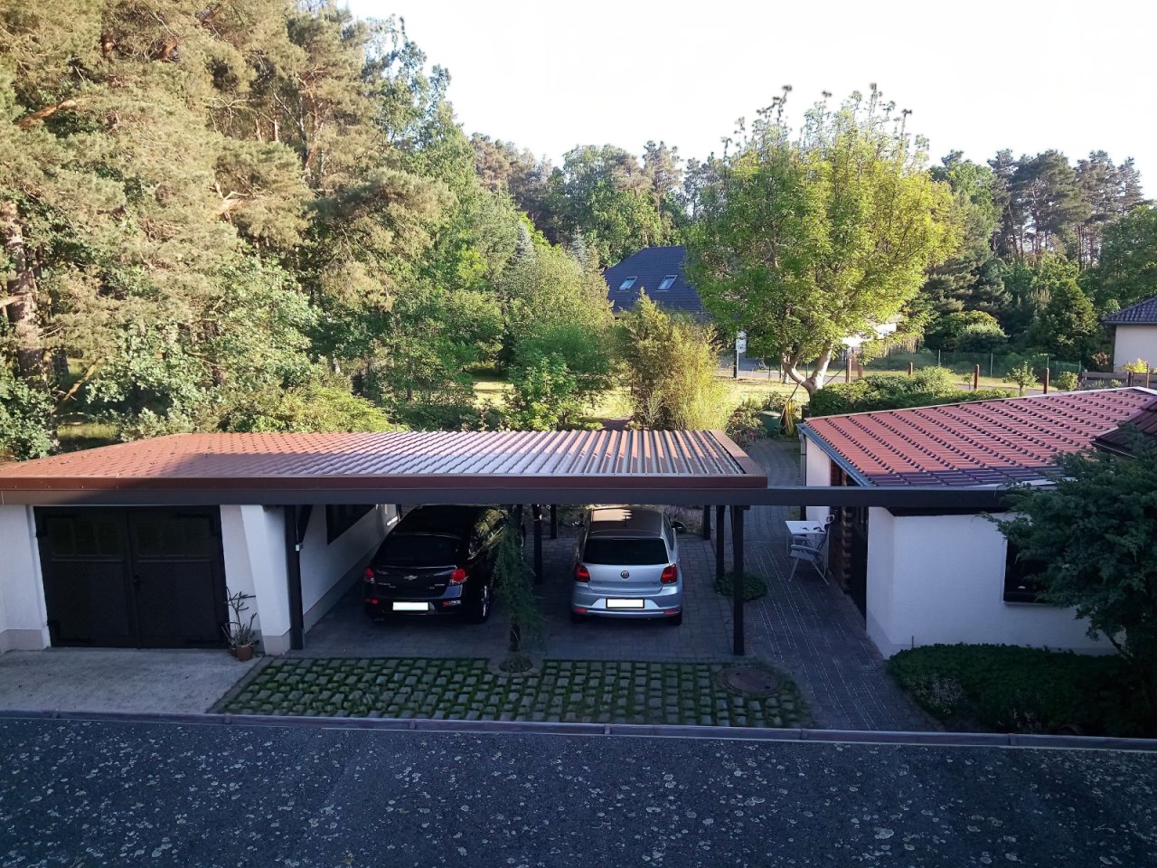 Blick auf das Grundstück Blick auf das Grundstück