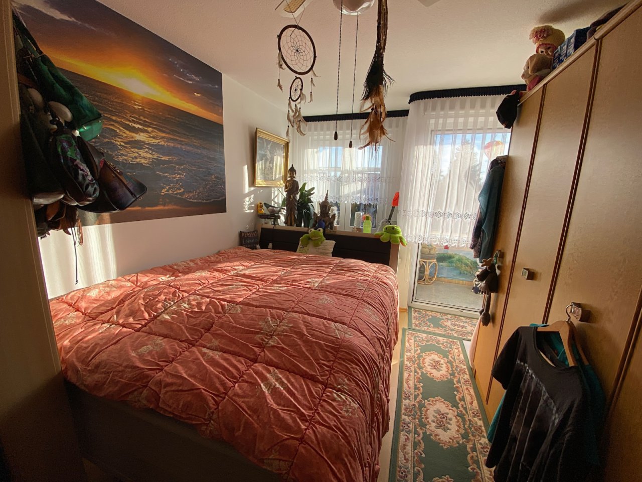 Schlafzimmer mit Ausgang Balkon Schlafzimmer mit Ausgang Balkon