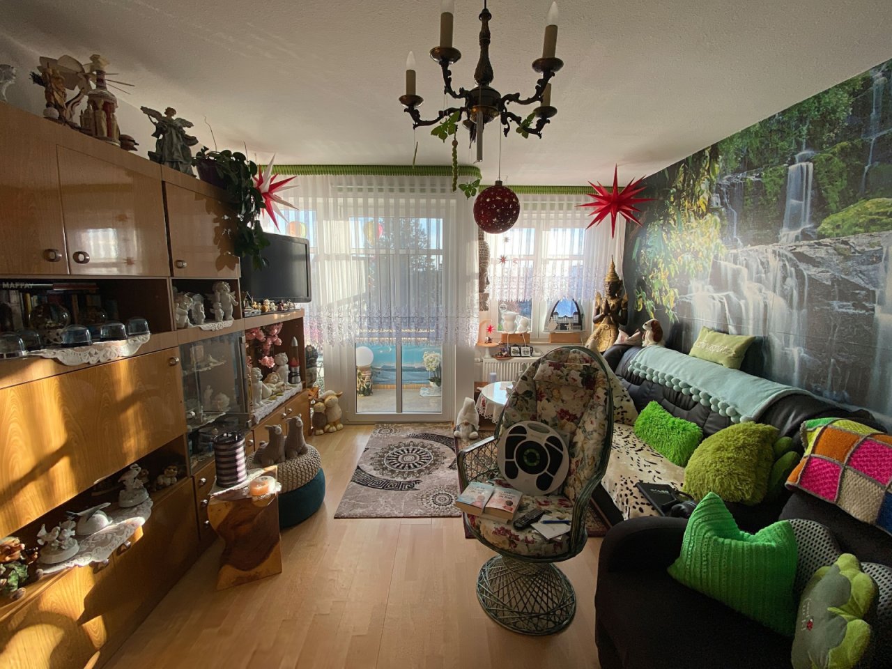 Wohnzimmer mit Ausgang Balkon Wohnzimmer mit Ausgang Balkon