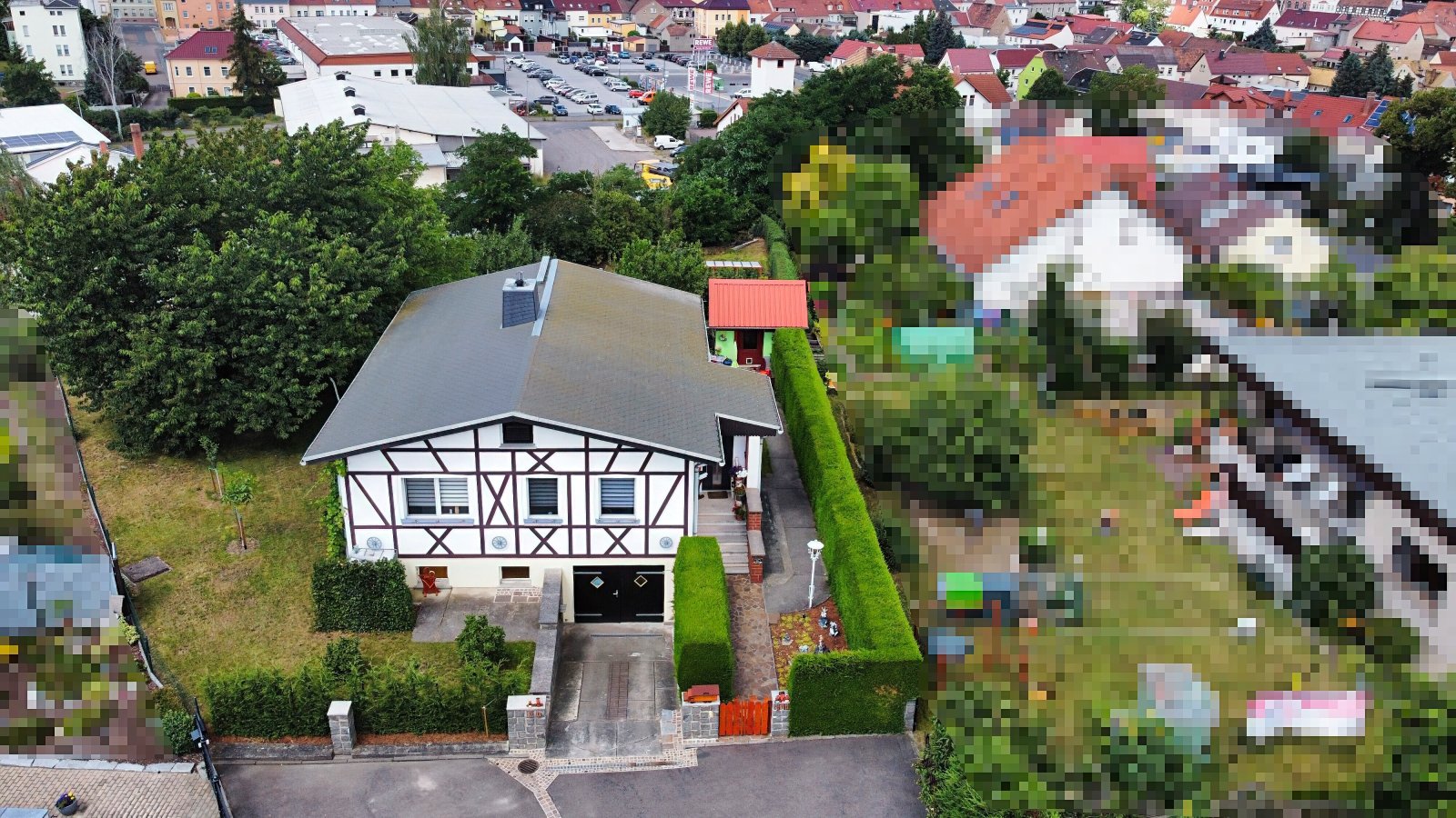Einfamilienhaus Luftbild Einfamilienhaus Luftbild
