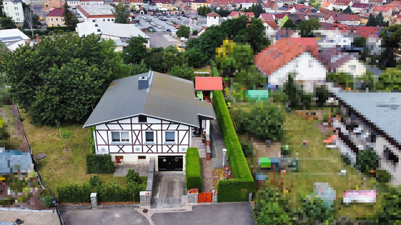 Einfamilienhaus Luftbild Einfamilienhaus Luftbild