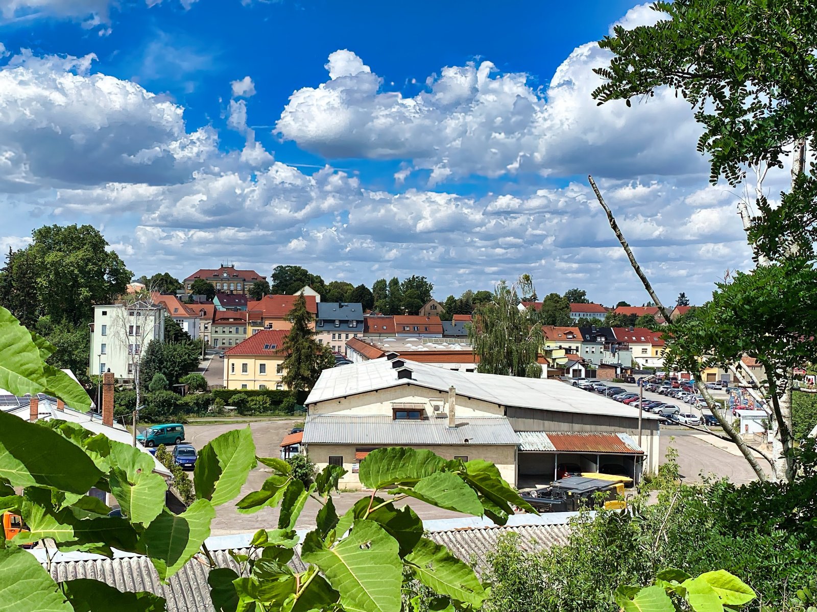Ausblick vom Grundstück Ausblick vom Grundstück