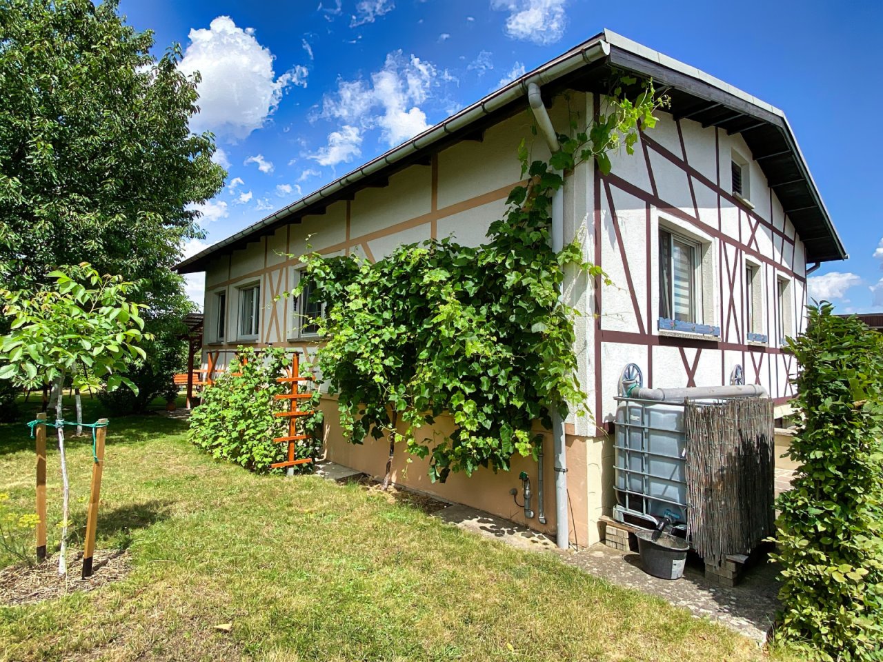 Seitenansicht Einfamilienhaus Seitenansicht Einfamilienhaus