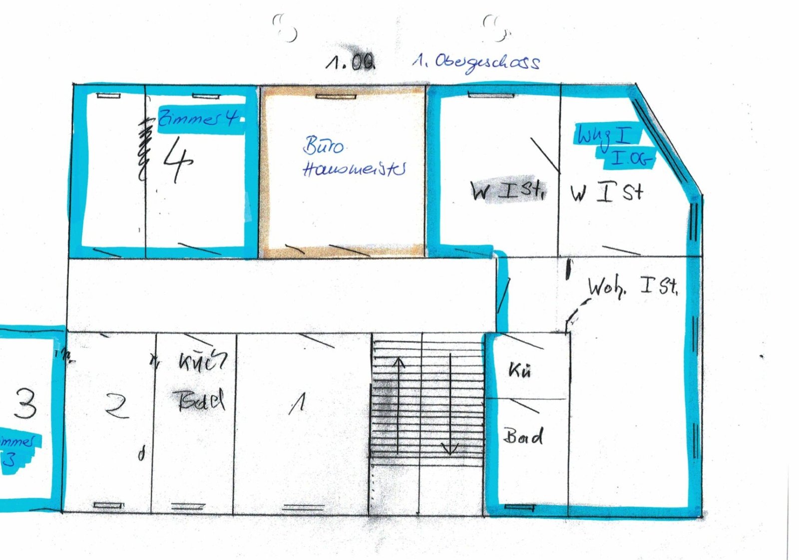 Grundriss 1. OG Grundriss 1. OG
