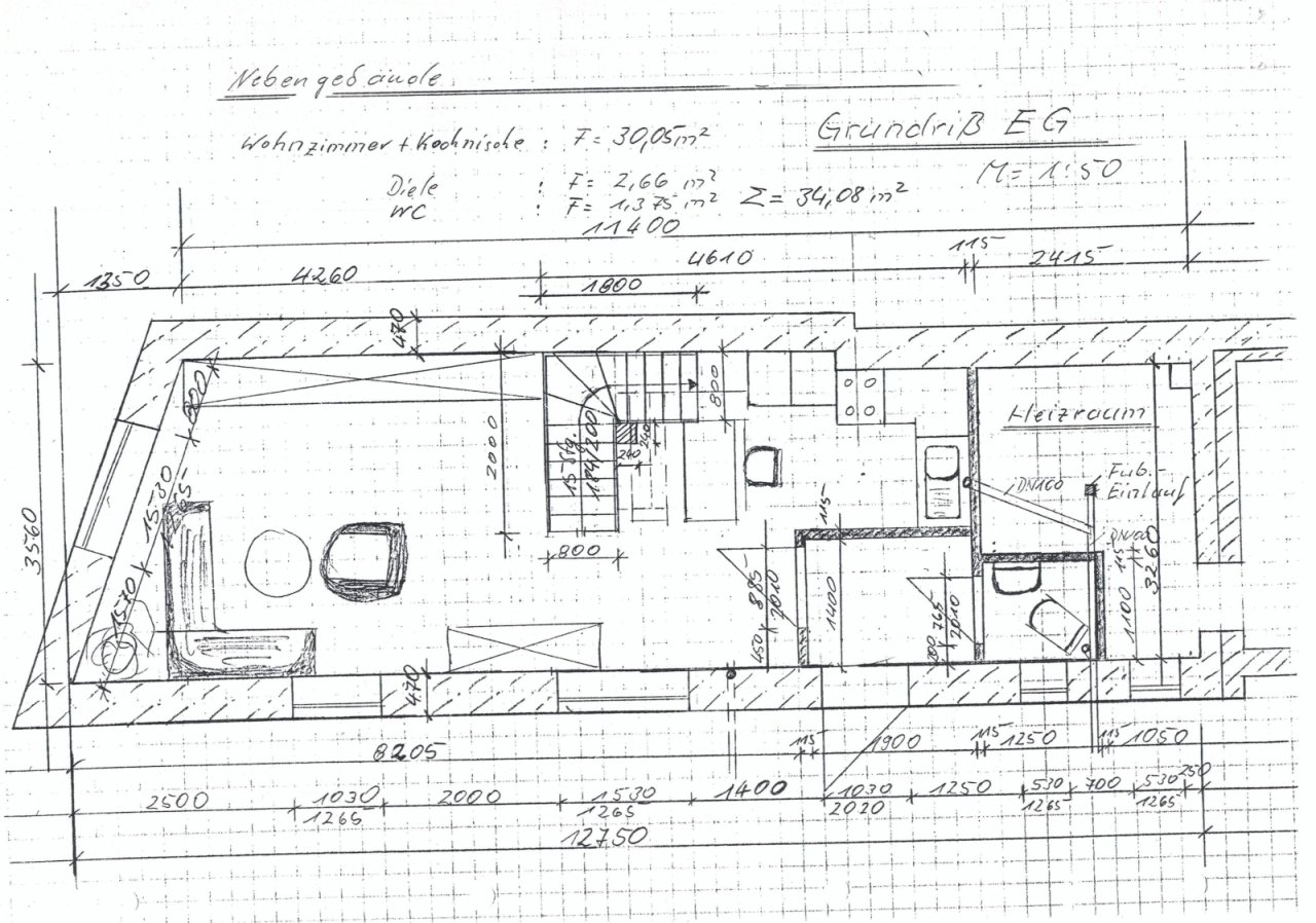 Grundriss Nebengebäude EG                 