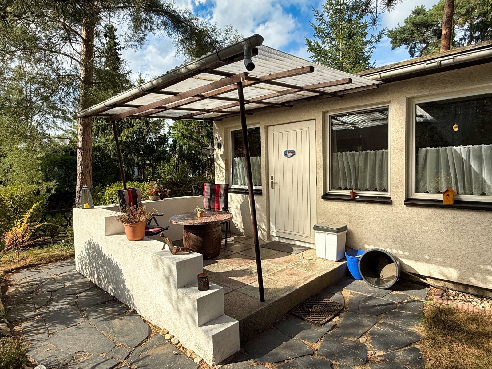 Bungalow Terrasse mit Eingang Bungalow Terrasse mit Eingang