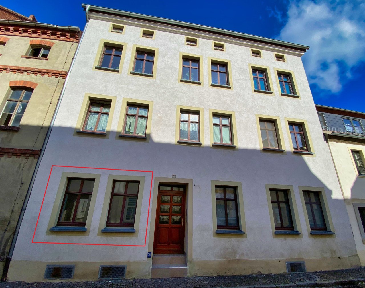 Mehrfamilienhaus Wohnung markiert Mehrfamilienhaus Wohnung markiert