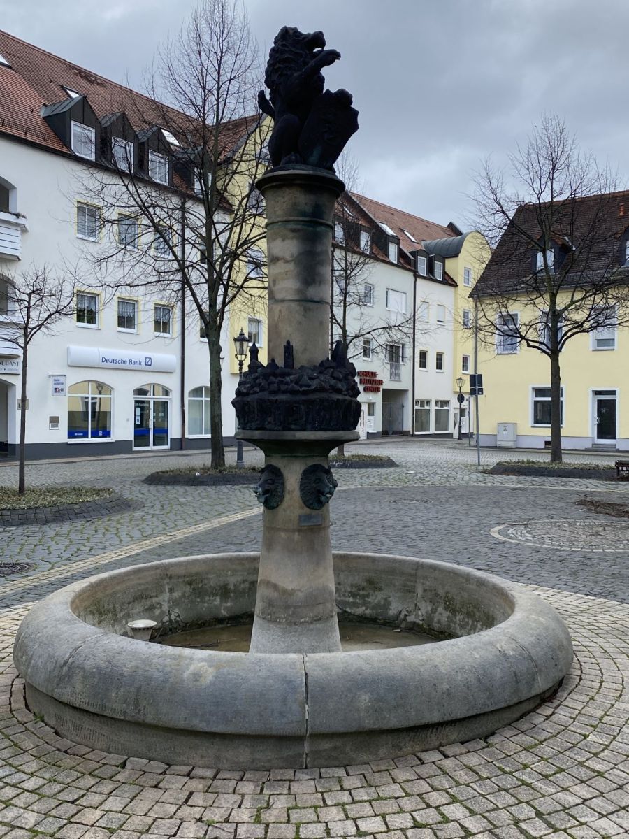 Delitzsch Markt Brunnen