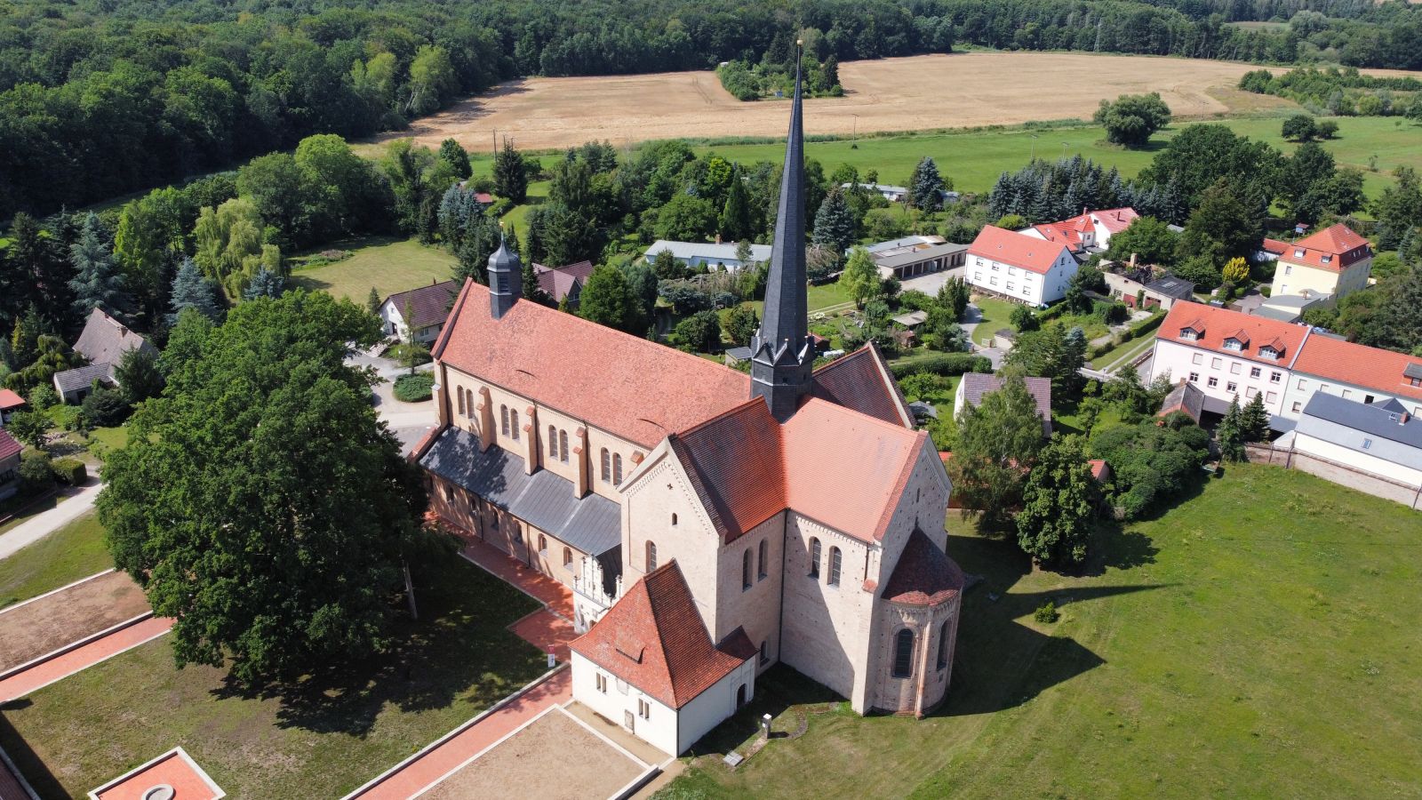 Klosterkirche Doberlug Luftbild