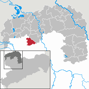 Lage Taucha im Landkreis Nordsachsen