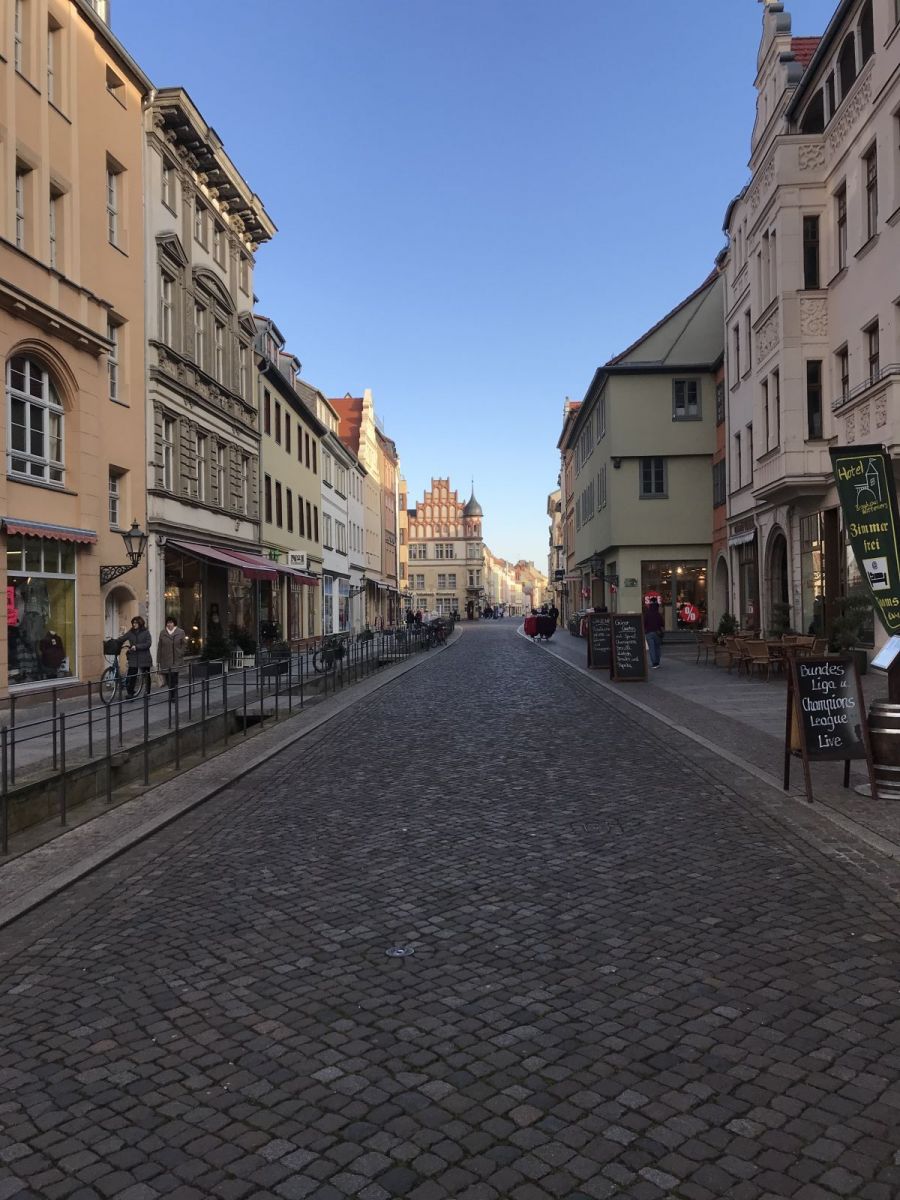 Fußgängerzone in Wittenberg